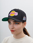 Бейсболка MITCHELL NESS арт. 6HSSFH21HW014-LALBLCK Los Angeles Lakers NBA (черный)